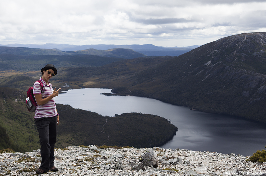 Céline à Cradle Mountain