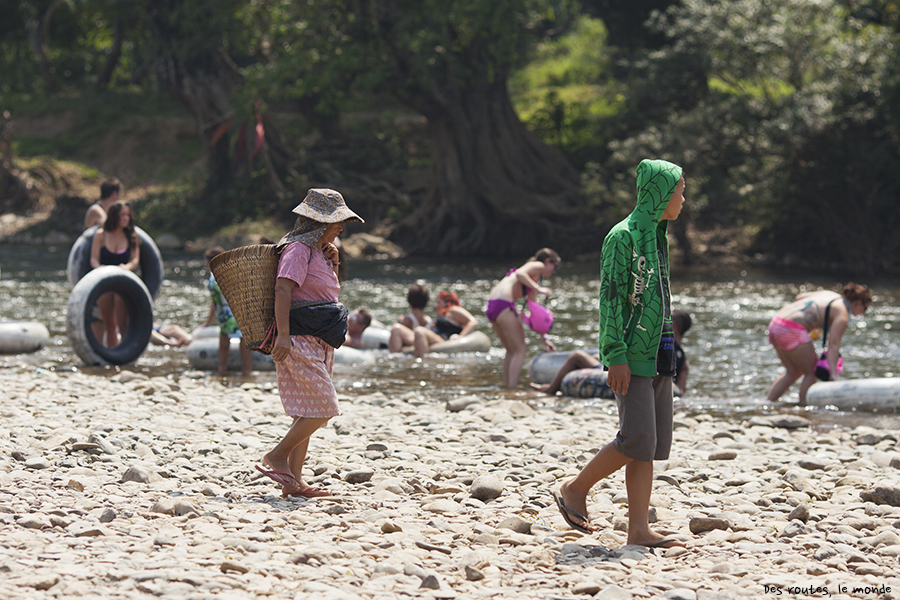 Le tubing à Vang Vieng