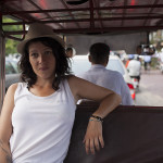 Céline en tuk tuk