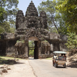 La porte de la victoire d'Angkor Thom