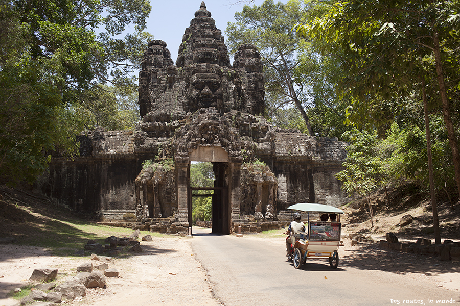 La porte de la victoire d'Angkor Thom