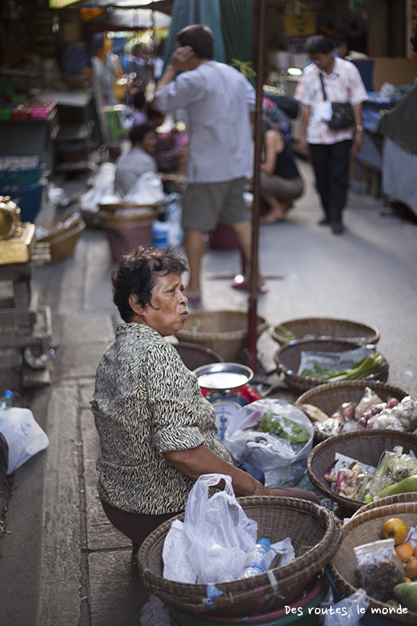 Dans les rues de Bangkok