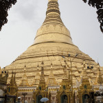 Vue de Shwe Dagon Pagoda