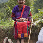 Une vieille dame de l'ethnie Palaung