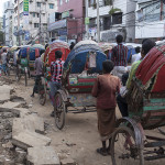 Un embouteillage bangladais