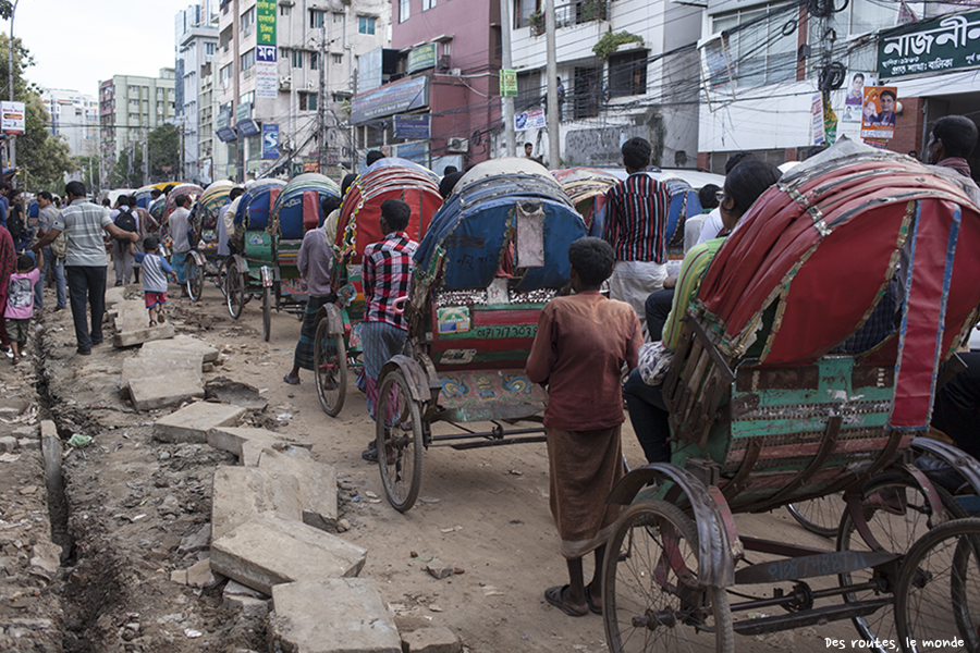 Un embouteillage bangladais