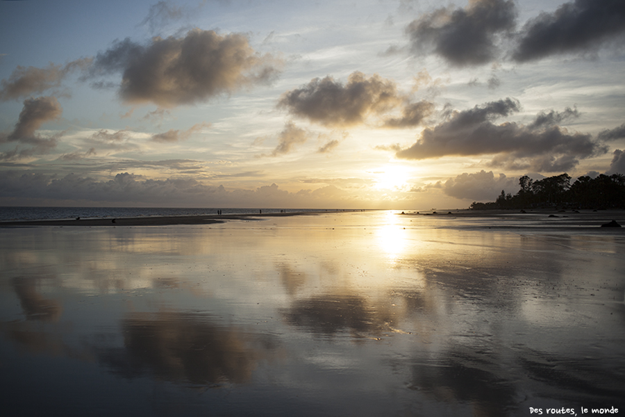 Coucher de soleil sur Kuakata