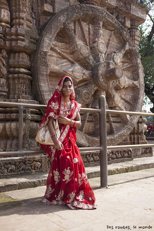 Un joli sari rouge