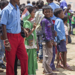 Les enfants à la kermesse