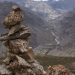 Cairn près du sommet