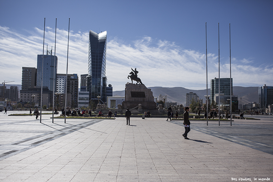 La place du Parlement mongol