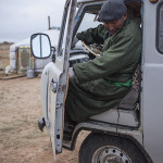 Le conducteur du van russe