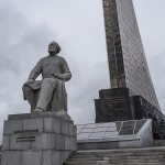 Konstantin Tsiolkovsky et le monument aux conquérants de l'espace