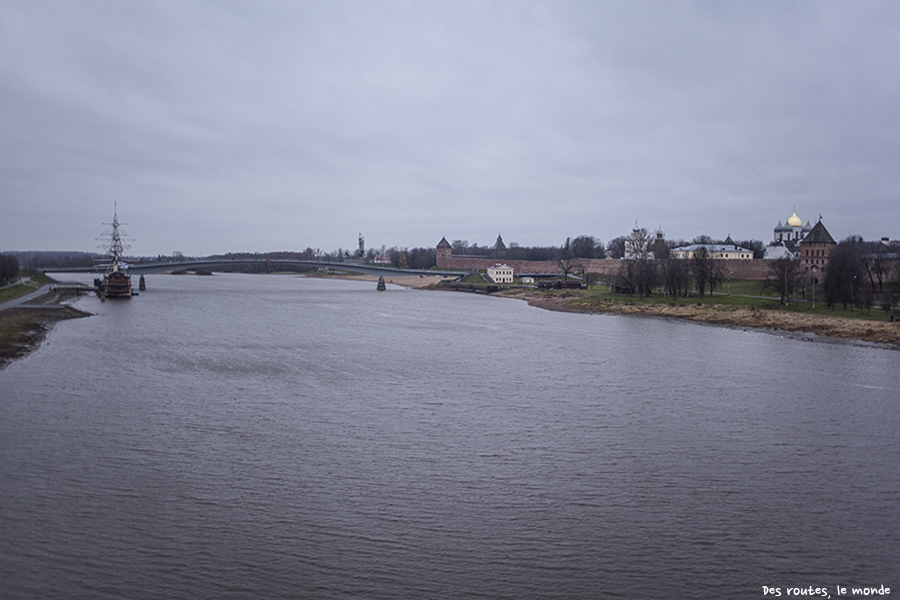 Vue sur le Kremlin de Novgorod