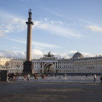 Place du Palais et colonne Alexandre