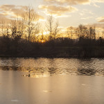 Coucher de soleil sur le canal